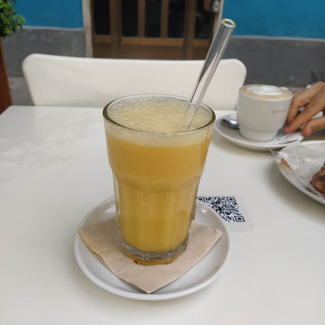 Foto do prato “Zumo de Maracuyá”