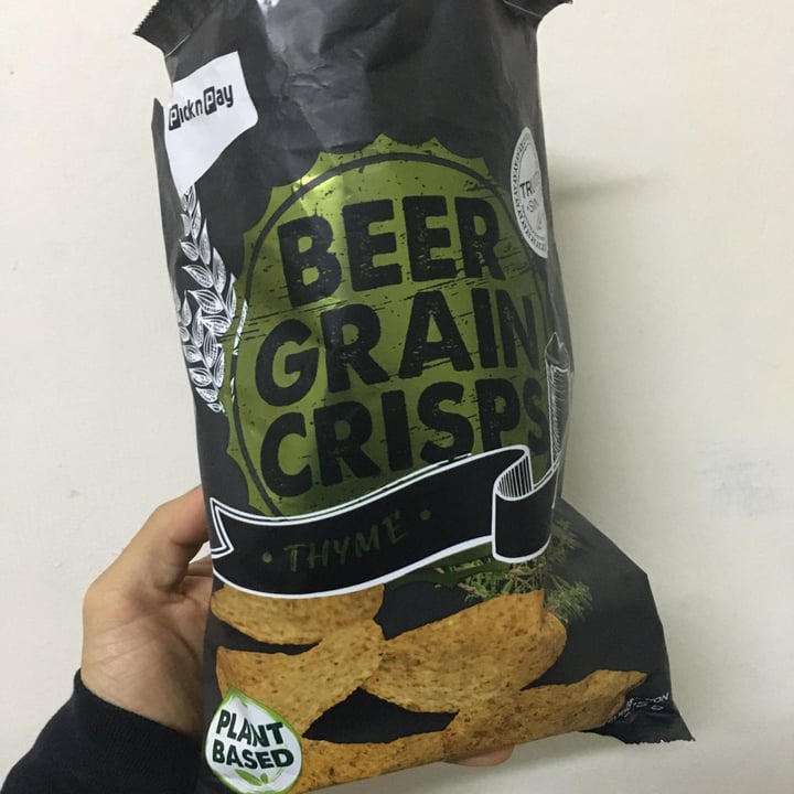 photo of Pick n Pay Beer grain crisps shared by @mattmsantos on  08 Aug 2020 - review