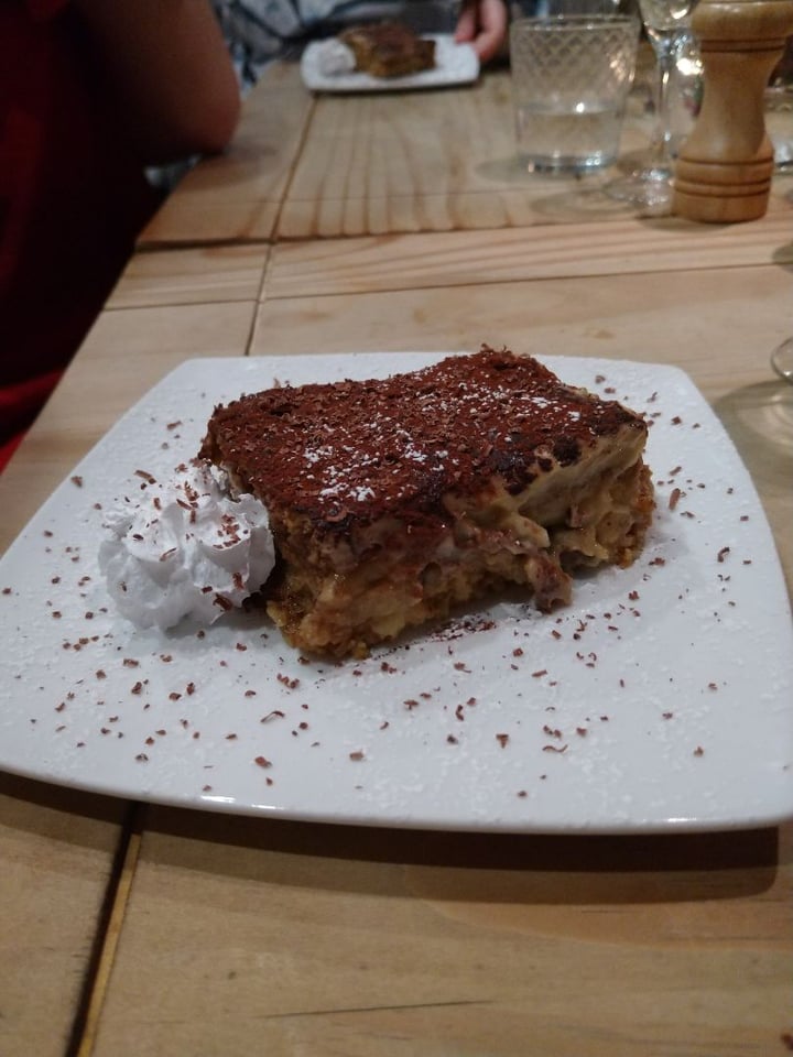 photo of Sora Lella Vegan Roman Restaurant Tiramisu shared by @megmog on  04 Dec 2019 - review
