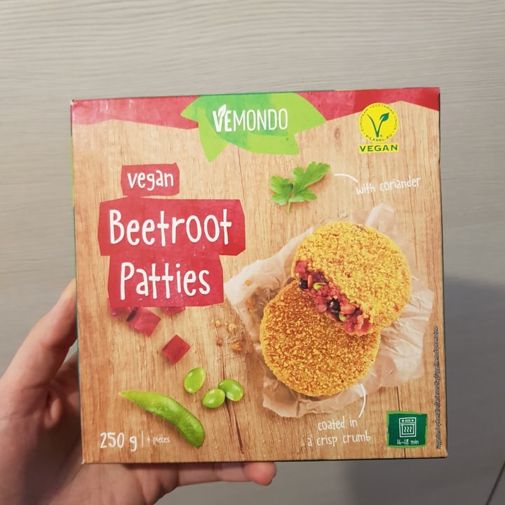 photo of Vemondo Beetroot patties shared by @fedevi on  21 Feb 2022 - review