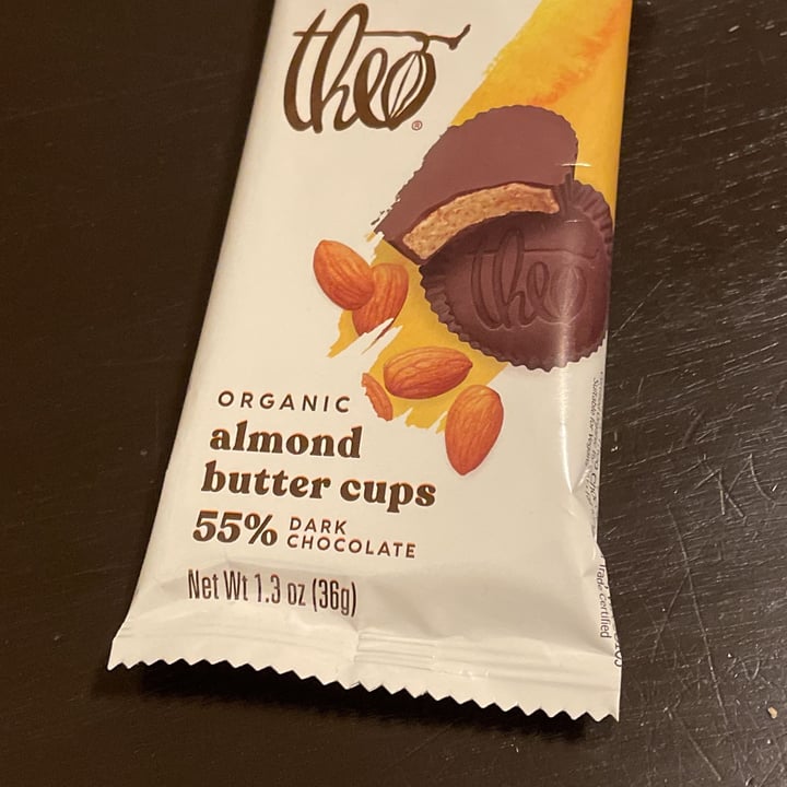 review photo of Theo Chocolate Almond butter cups shared by @fungiforrest on 15 Apr 2022 - review