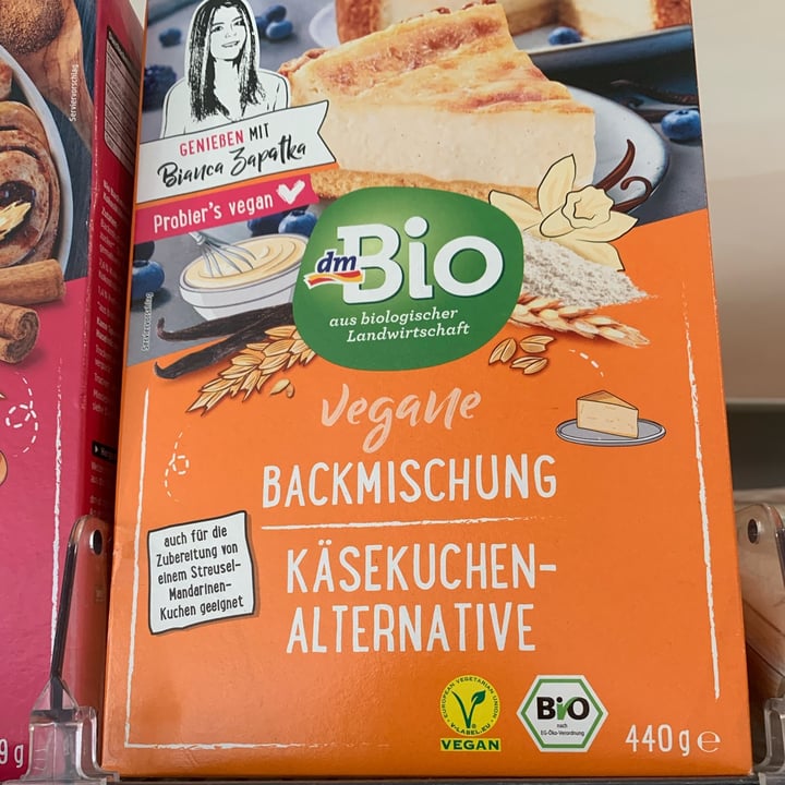 photo of dmBio Vegane Backmischung Käsekuchen-Alternative shared by @elydrk on  26 Jul 2022 - review