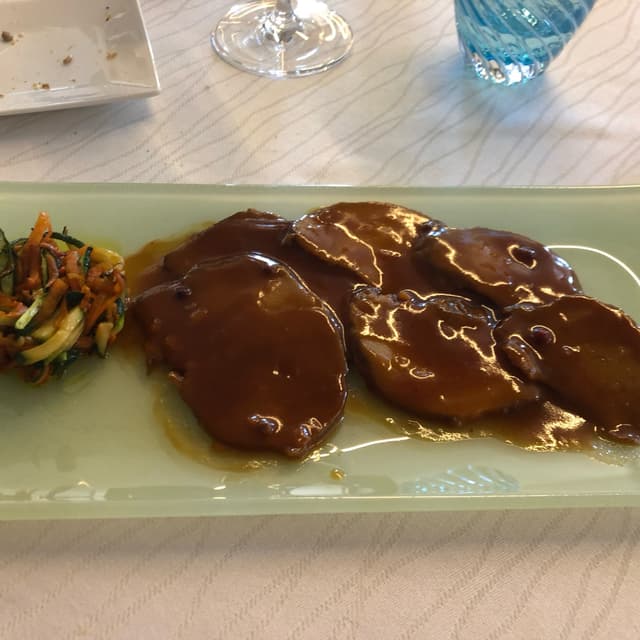 Photo of the dish “Tagliata Di Seitan Con Verdure”
