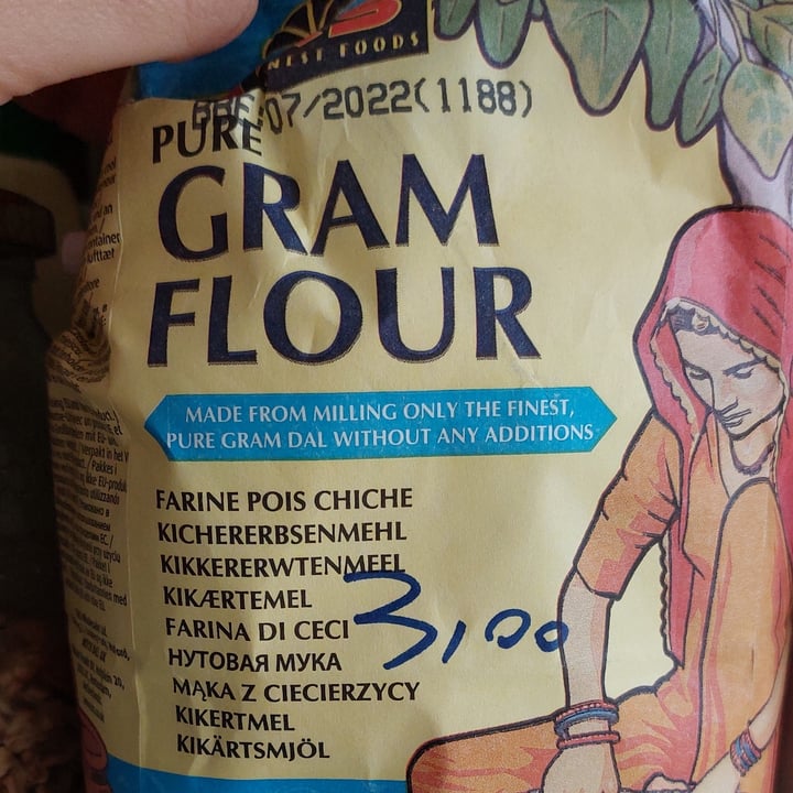 review photo of Pure Gram Chickpea flour shared by @vickybico on 15 Apr 2022 - review