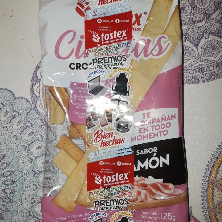 photo of Tostex Cintitas sabor jamón shared by @patrisegura on  20 Aug 2021 - review