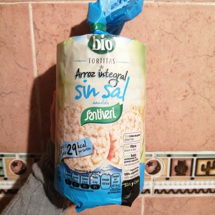 photo of Santiveri Tortitas de arroz integral sin sal shared by @saidfaccio16 on  05 Nov 2020 - review