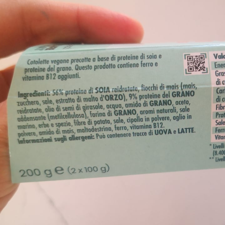 review photo of Vivera Cotolette Croccanti Con Corneflakes Vegetali shared by @allefra13 on 29 Apr 2022 - review