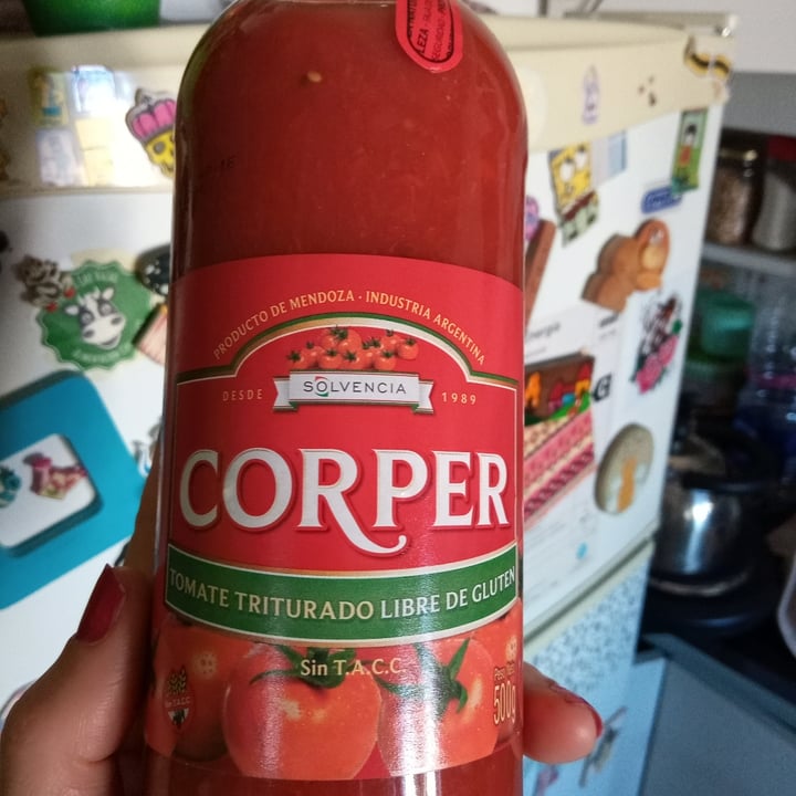 photo of Corper PuRe De Tomate shared by @siempreveg77 on  29 Oct 2022 - review