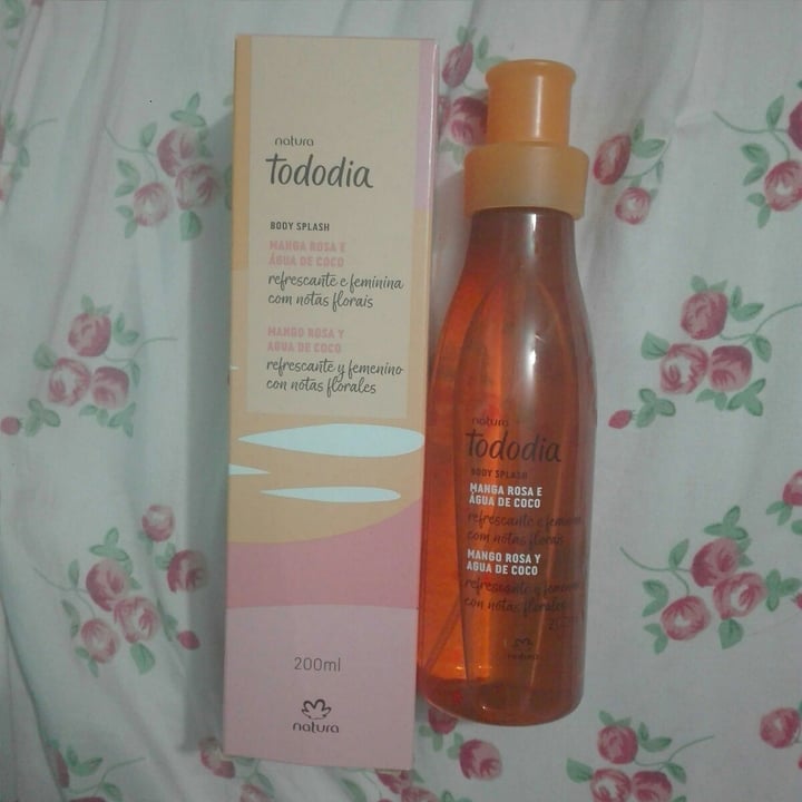 photo of Natura Body splash mango rosa y agua de coco shared by @compasionveganaarg on  25 Jan 2021 - review