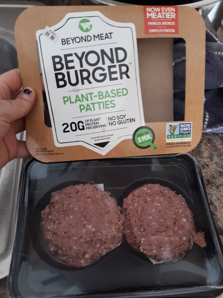 photo of Beyond Meat Beyond Burger Plant-Based Patties shared by @theanxiousvegan on  04 Mar 2020 - review