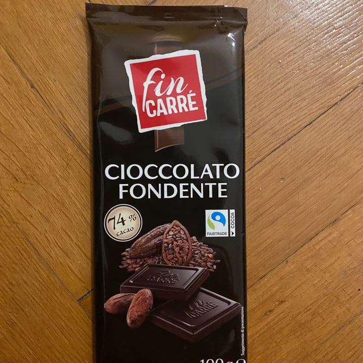 photo of Fin Carré Chocolate Negro 74% Cacao shared by @sabrina31 on  10 Mar 2022 - review