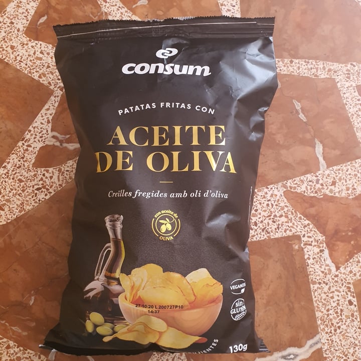 photo of Consum patatas fritas con aceite de oliva shared by @larayvegan on  08 Jan 2021 - review