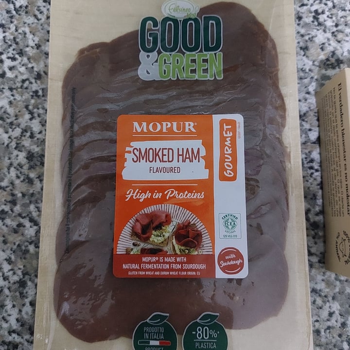 photo of Good & Green Mopur Smoked Ham Flavoured,  High in  Proteins,  Gourmet shared by @nuria1987 on  12 Oct 2022 - review