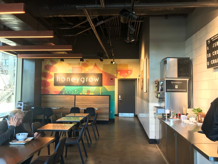 review photo of honeygrow Make it Grain Salad shared by @tetratye on 06 Oct 2018 - review