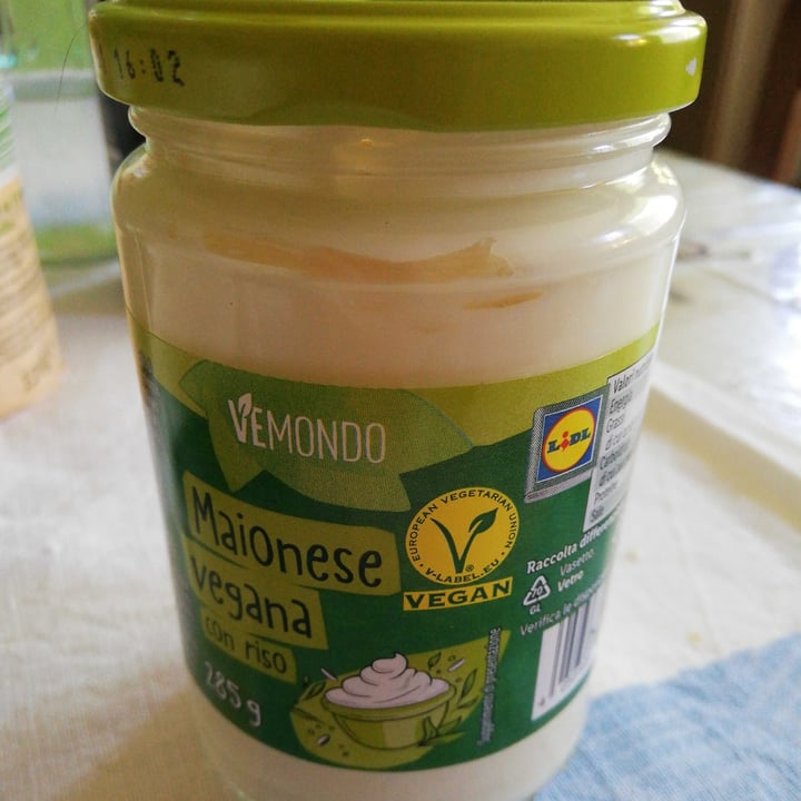 review photo of Vemondo Maionese Vegana con Riso shared by @elisavegghion on 08 Aug 2022 - review