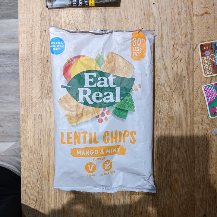 photo of Eat Real Lentil Chips Mango & Mint shared by @katchan on  10 Sep 2022 - review