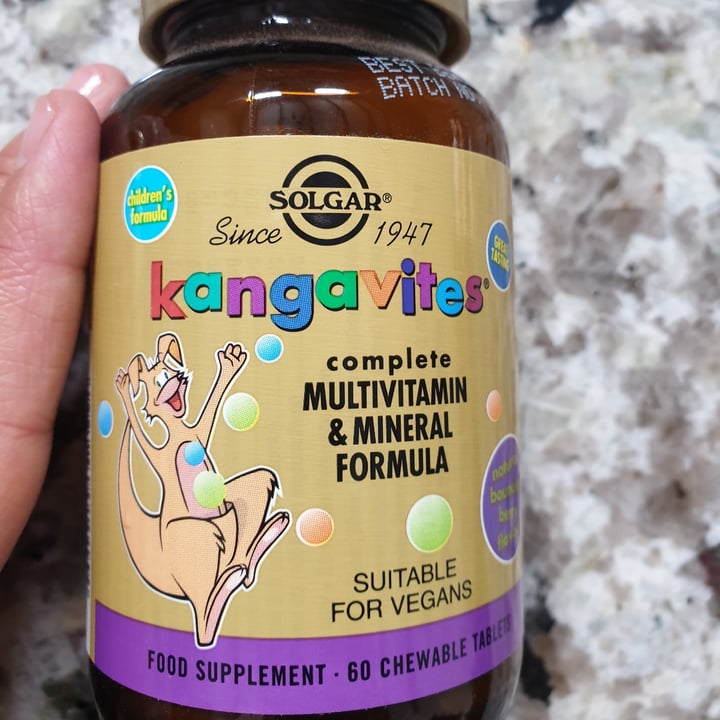 photo of Solgar Kangavites Children’s Complete Multivitamin & Mineral shared by @tilana85 on  05 Oct 2020 - review