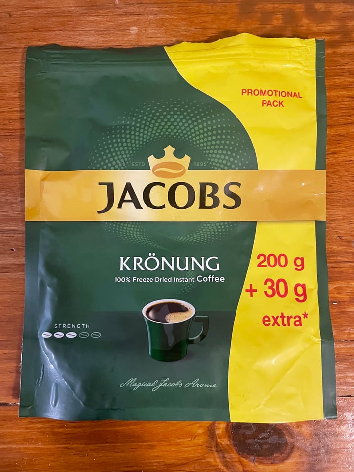 photo of Jacobs Krönung Freeze Dried Coffee shared by @thehumblechickpea on  03 May 2022 - review