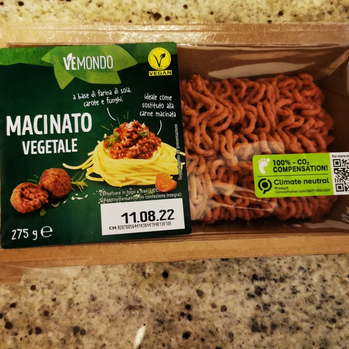 photo of Vemondo  Macinato Vegetale shared by @vanessalibralato on  12 Aug 2022 - review