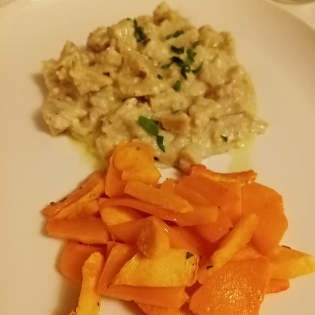Photo of the dish “Tagliata di seitan artigianale”
