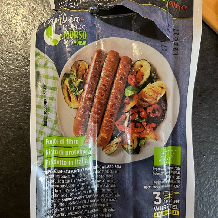 review photo of Vegamo Wurstel Bio di Tofu E Farro shared by @silviaiapello-veg on 26 Oct 2022 - review