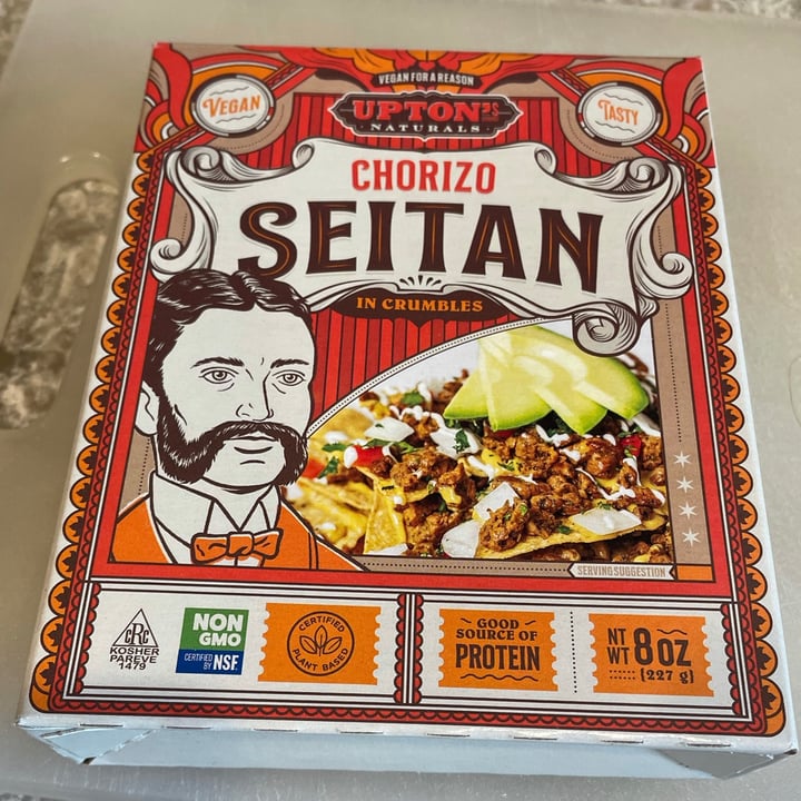 photo of Upton's Naturals Chorizo Seitan shared by @ekelcem on  18 Jan 2021 - review