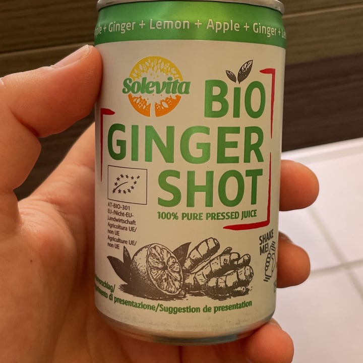 photo of Solevita Bio ginger shot shared by @letiziaquarta on  26 May 2022 - review