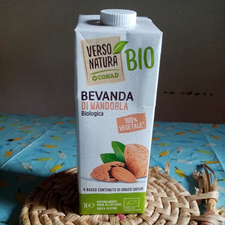 photo of Verso Natura Conad Veg Bevanda di mandorla biologica shared by @nerofumo on  07 Sep 2021 - review