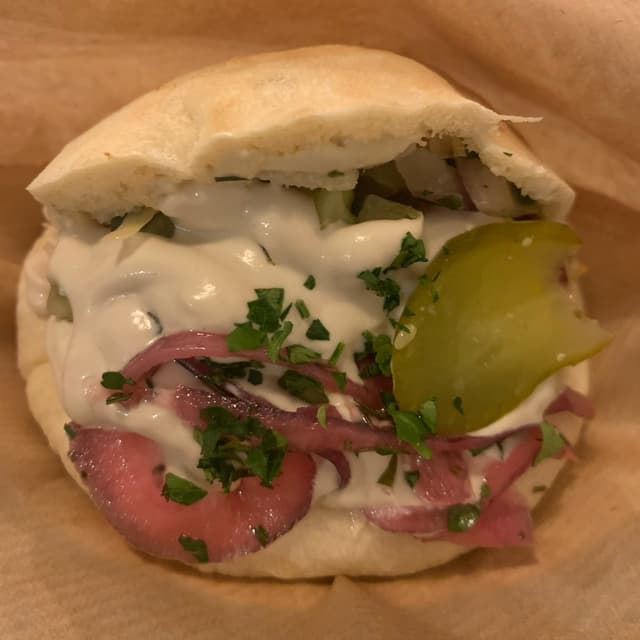 Foto do prato “Pita de Falafel”