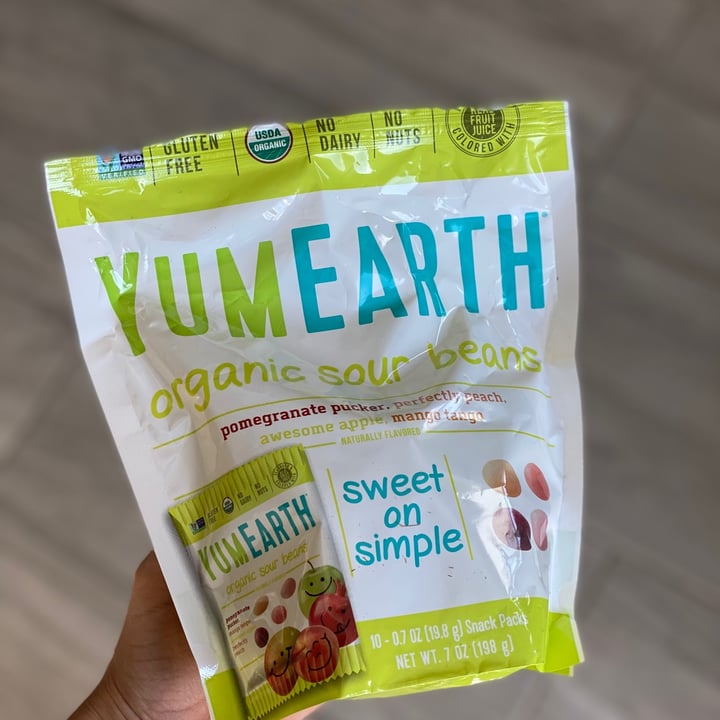 review photo of YumEarth Organic Sour Beans shared by @vegankenji on 07 Jan 2021 - review