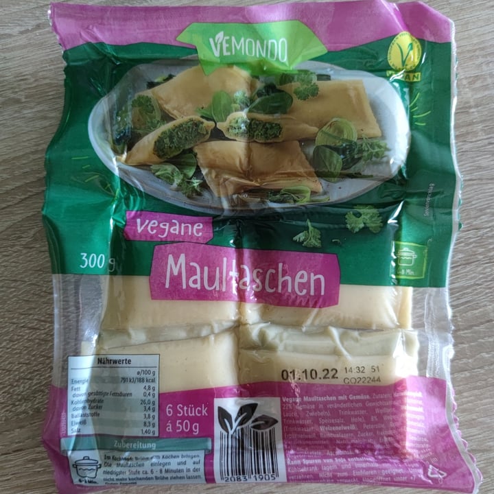 photo of Vemondo  maultaschen shared by @cindylala on  01 Oct 2022 - review