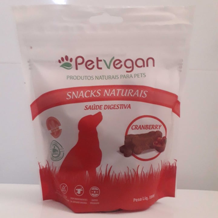 photo of Petvegan Snacks Naturais Cranberry shared by @kelly34 on  30 Oct 2022 - review