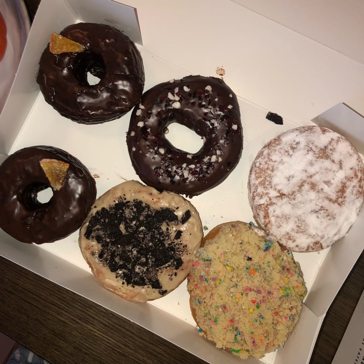 review photo of Beechwood Doughnuts Birthday cake doughnut shared by @tiascaz on 23 Dec 2021 - review
