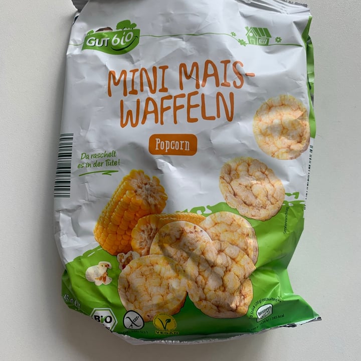 photo of GutBio Mini Mais-Waffeln shared by @argentinaenberlin on  11 Jun 2021 - review