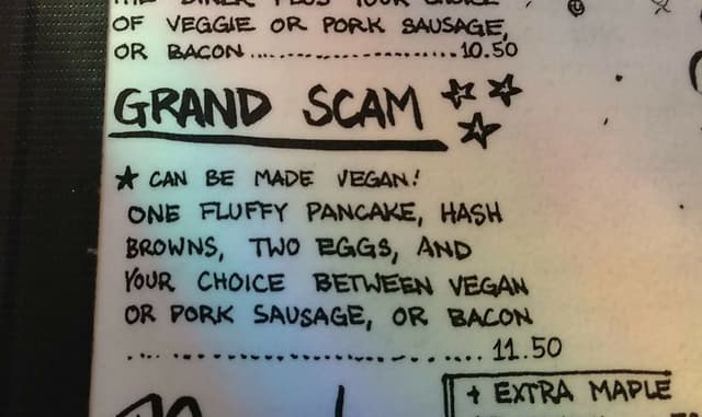 Foto del piatto “The Grand Scam”