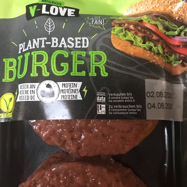 photo of Migros V-Love Plant-based Burger shared by @sarito on  22 Nov 2020 - review