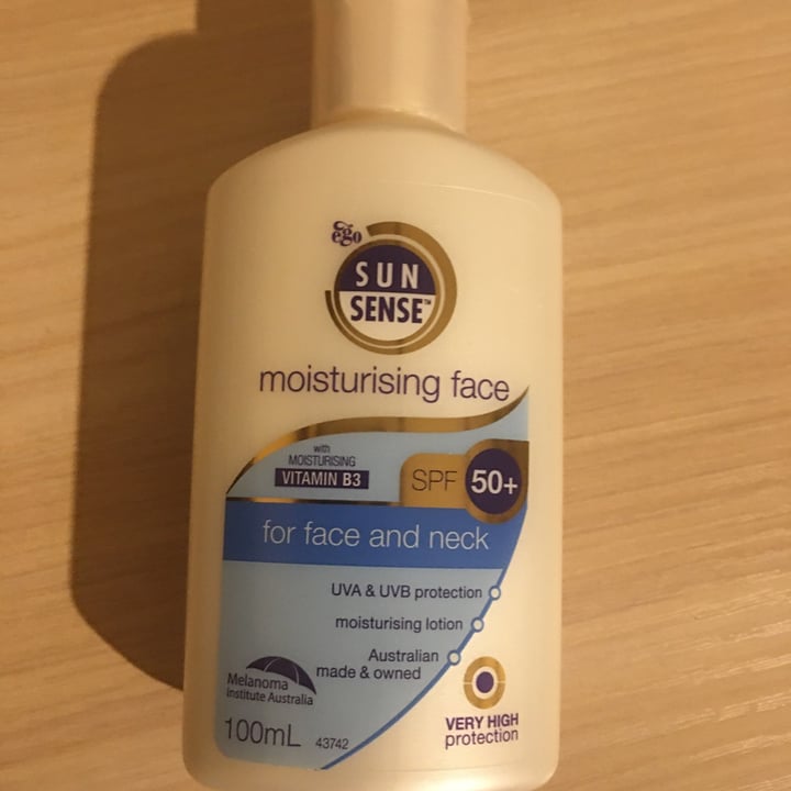 review photo of Ego Sunsense Moisturising Face Spf 50+ shared by @ironmaid on 09 May 2021 - review
