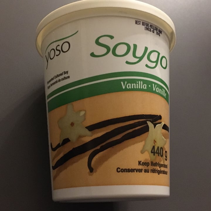 photo of Yoso Soygo vanilla yogurt shared by @andreane on  12 Nov 2021 - review
