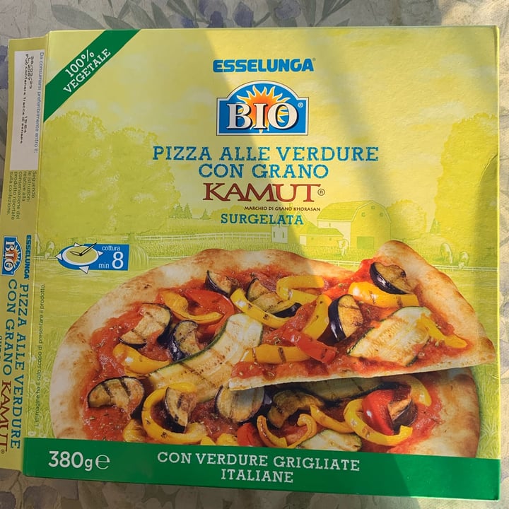 photo of Esselunga Bio Pizza alle verdure con grano kamut shared by @xhuveg on  23 May 2022 - review
