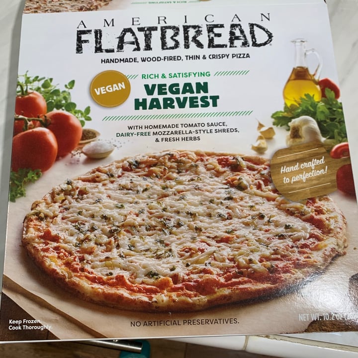 review photo of American Flatbread Vegan Harvest Pizza shared by @xenenscott on 03 Nov 2020 - review