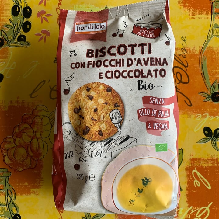 photo of Fior di Loto Biscotti Con Fiocchi D’avena E Cioccolato shared by @aleglass on  08 Oct 2020 - review
