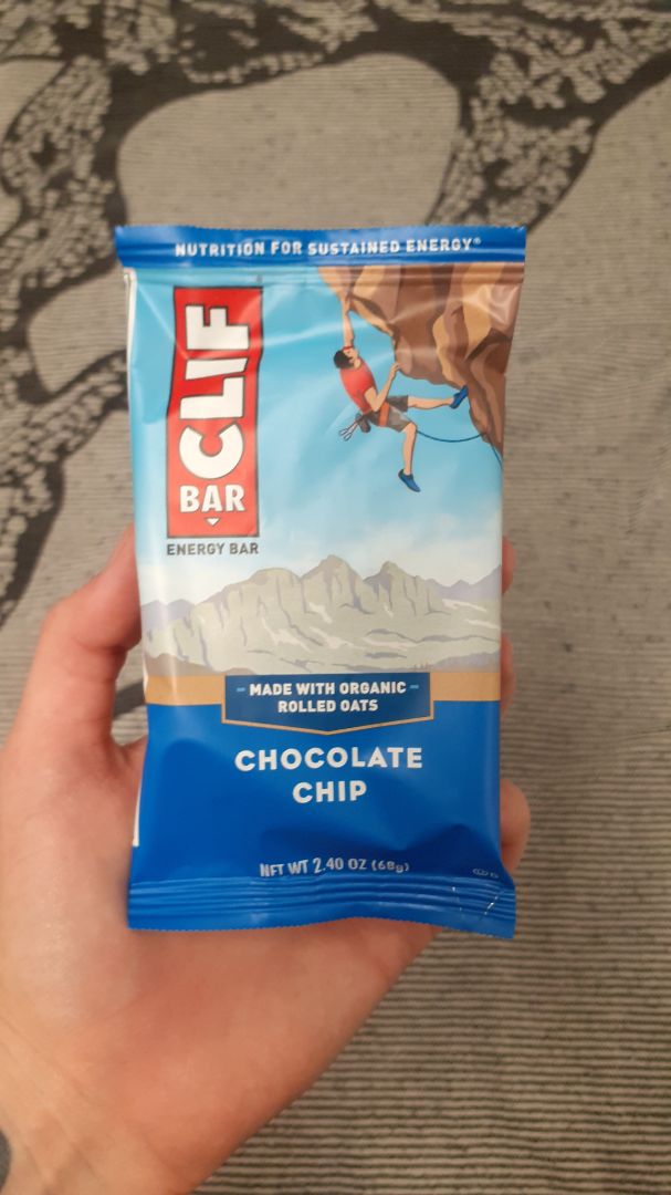 review photo of Clif Bar Chocolate Chip Clif Bar shared by @savvysweetpotato on 06 Apr 2020 - review