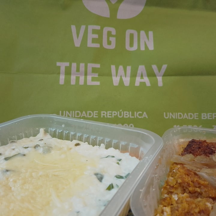 photo of VEG ON THE WAY - BERRINI risoto cremoso de limão com quibe de abóbora shared by @cllaudiagoncalves on  07 May 2022 - review