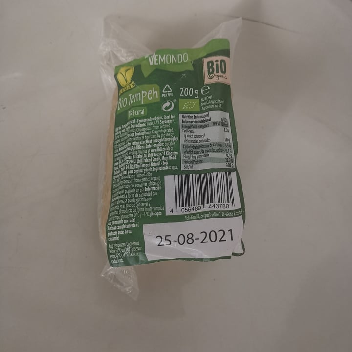 photo of Vemondo Bio Tempeh shared by @alaitz on  23 Aug 2021 - review