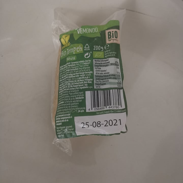 review photo of Vemondo Bio Tempeh shared by @alaitz on 23 Aug 2021 - review