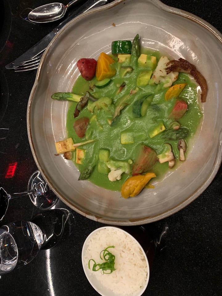 review photo of Spago by Wolfgang Puck Vegetable Ragout shared by @healthy808 on 03 Jan 2019 - review