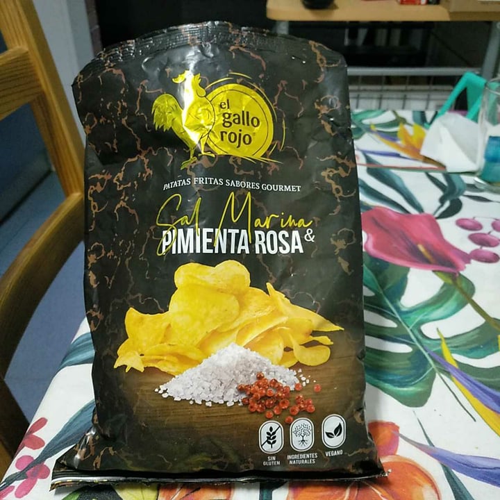 photo of El gallo rojo Patatas Fritas Sal Marina & Pimienta Rosa shared by @salvatorembel on  09 Aug 2020 - review