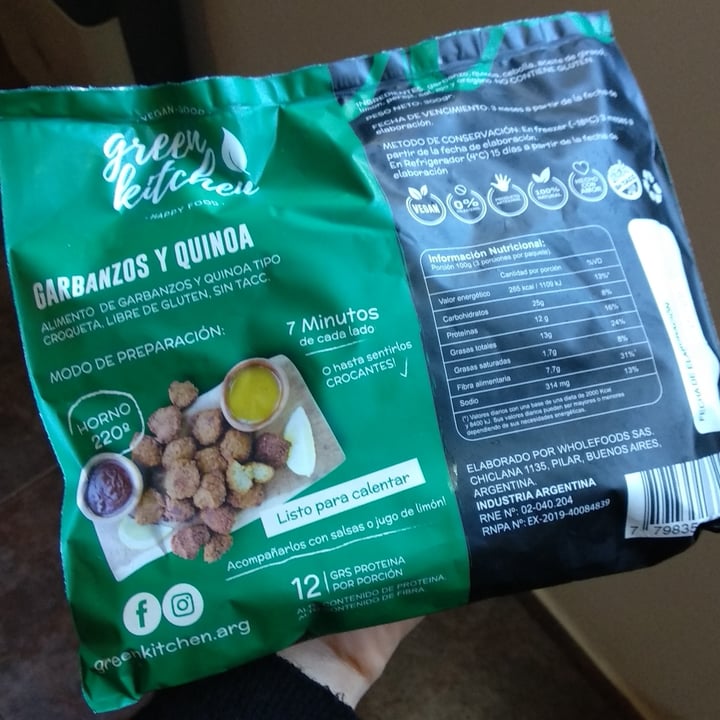 photo of Green kitchen Vegan Nuggets shared by @vegansintacc on  05 Sep 2020 - review