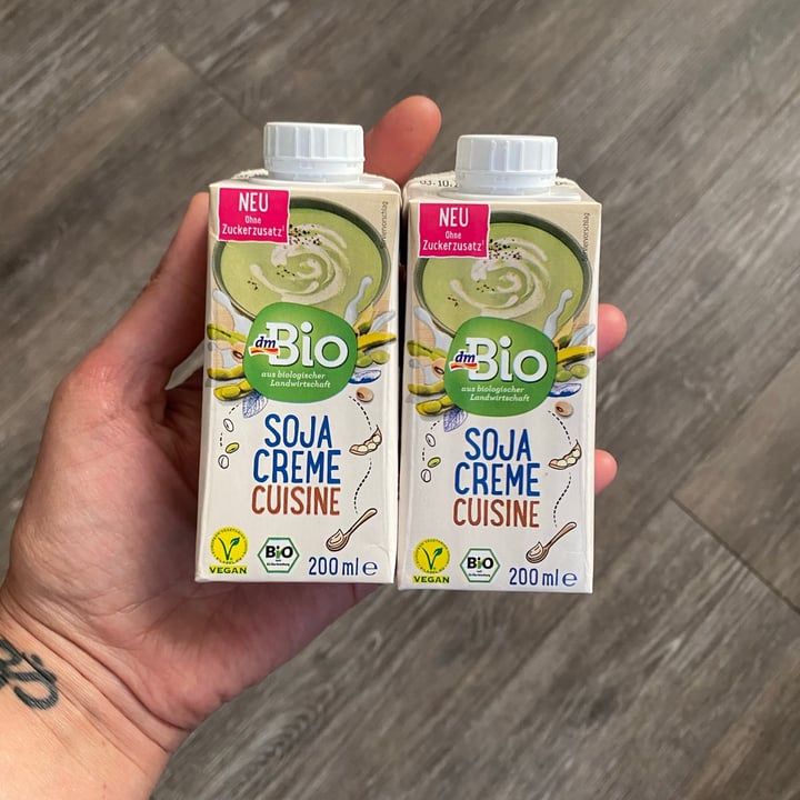 photo of dmBio Soja Crème Cuisine shared by @floryhollyvegan on  23 May 2021 - review