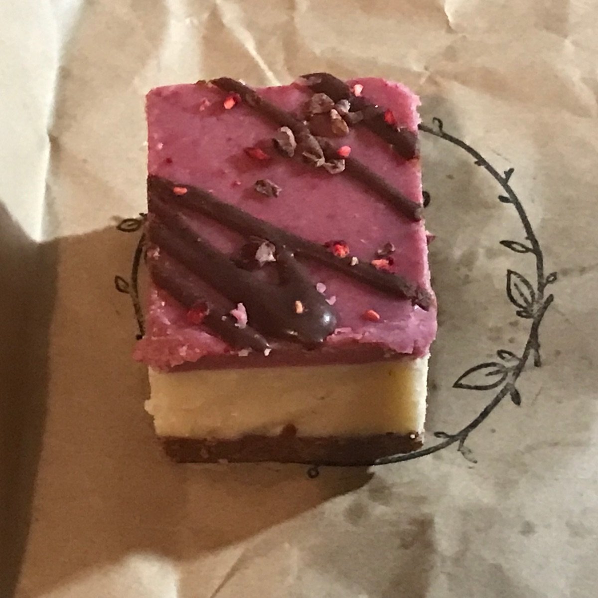 Raw Goodness Raspberry White Chocolate Slice Reviews abillion